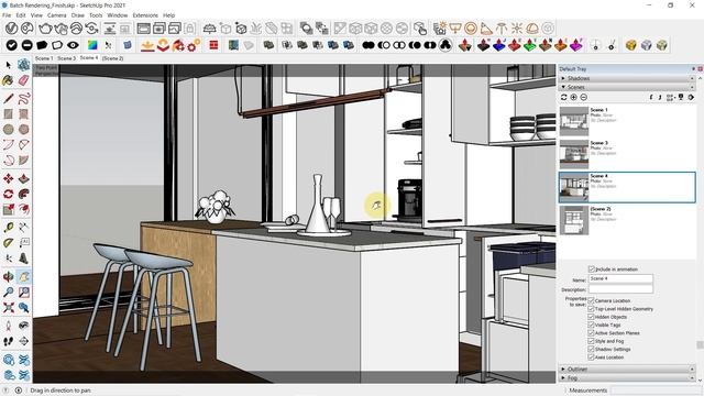 How to Create Batch Renders in Vray 5 for Sketchup | Vray for Sketchup Tutorial смотреть онлайн
