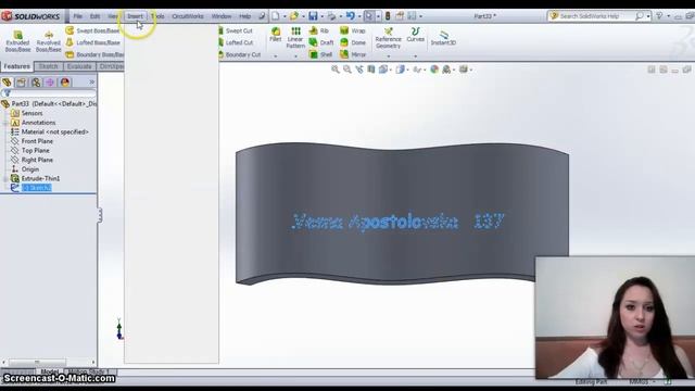 How to add text in Solid Works смотреть онлайн