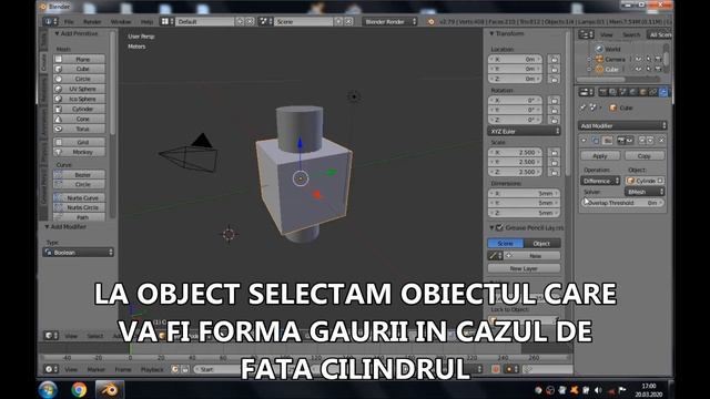 CUM SA FACEM GAURI IN BLENDER * TUTORIALE PENTRU INCEPATORI смотреть онлайн