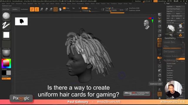 #AskZBrushLIVE - Paul Gaboury - ZBrush 2021.6 смотреть онлайн