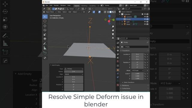 Resolve Deform issue in blender смотреть онлайн