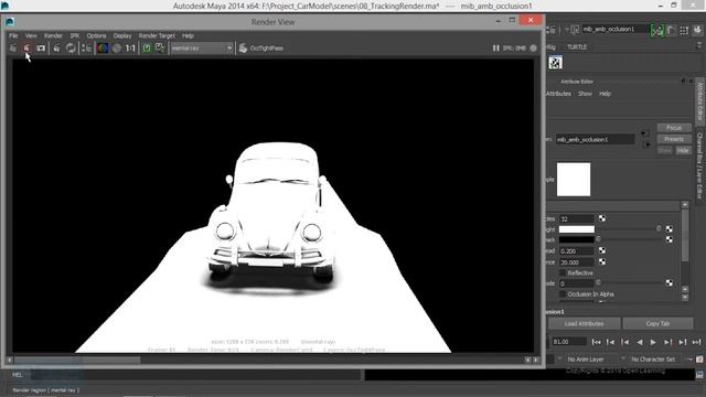 Car Animation Rendering in Maya| Occlusion Pass Render in Maya | Lesson 9/14 | Tamil Tutorial смотреть онлайн