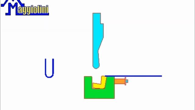 U-образная гибка высоких полок
