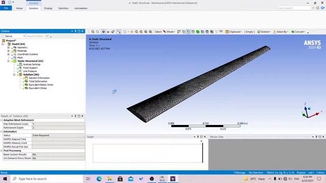 AIROPLANE STATIC STRUCTRAL LOAD APPLY AND GET RESULTS IN ANSYS смотреть онлайн