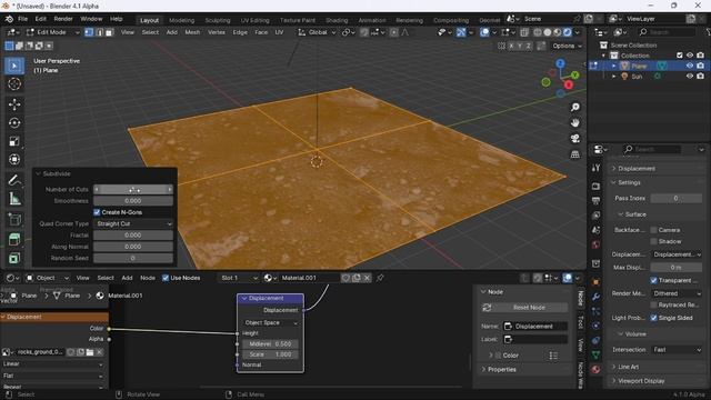 Blender 4.1 Eevee - Render Stunning Realtime Displacement смотреть онлайн