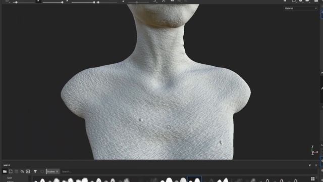 How to make a realistic alien in zbrush and substance painter! смотреть онлайн
