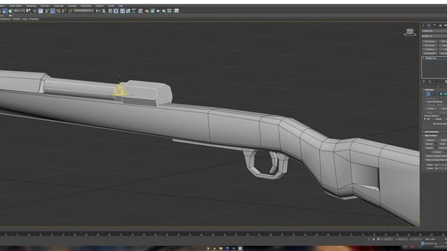 3D Timelapse: Retro Low-Poly Rifle смотреть онлайн