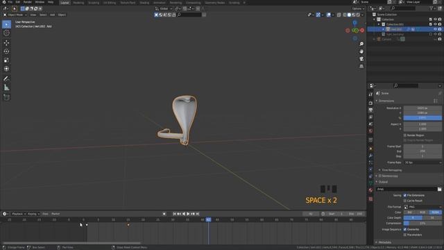 Cobra Snake fold animation using Shape key in Blender смотреть онлайн