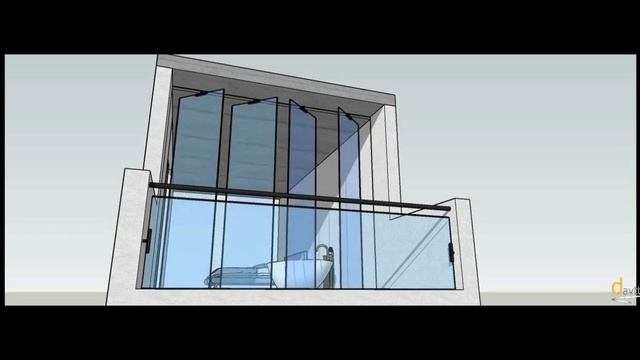 Animation by SketchUp(Smart Glass Door) смотреть онлайн