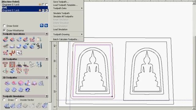How to offset vector and toolpath (ArtCAM Pro 9) смотреть онлайн