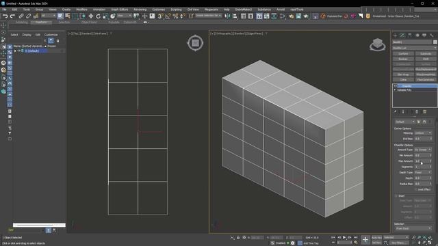 [모르면 바보되는 3dsMax 기본기] 값이 달라지는 Chamfer смотреть онлайн