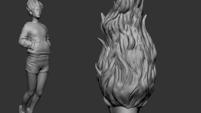 Turning a ZBrush sketch into a final render - Timelapse version - Process Part 3 - in ZBrush смотреть онлайн