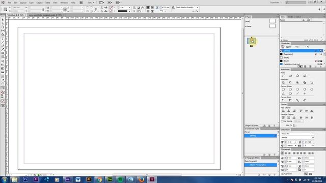 How to set up a Master page in InDesign смотреть онлайн