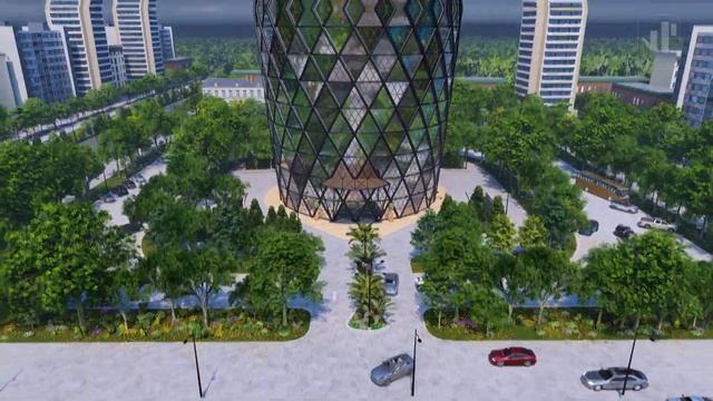 Green City Skyscraper Tower | Lumion Animation | SketchUp & Lumion Renders. #lumion11 смотреть онлайн
