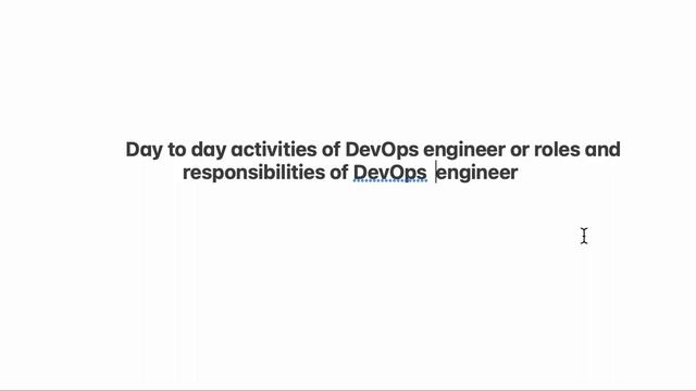 Day to day activities of devops engineer смотреть онлайн