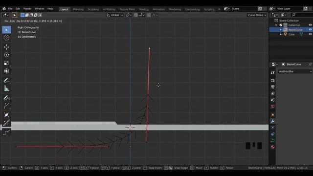 How to Bend an Object in a Curve Blender Quick Tutorial in Hindi смотреть онлайн