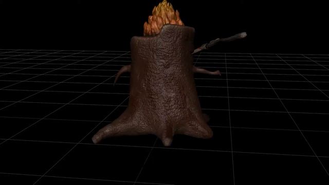 Mudbox Demon tree model- College Project смотреть онлайн