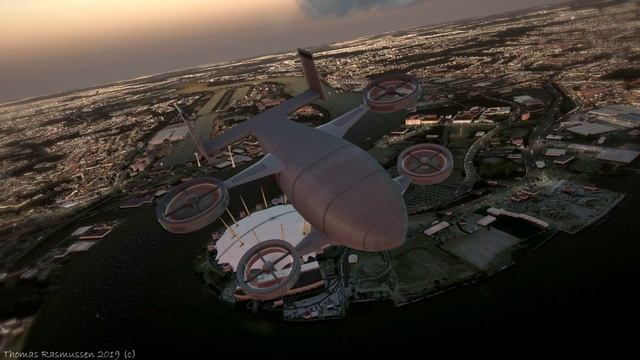 AeroG Aviation UV-4 eVTOL UAV for X-plane 11 смотреть онлайн