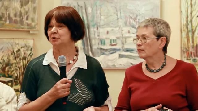 Людмила Юга на Выставке Льва Снегирева в Твери 27.08.2014 смотреть онлайн