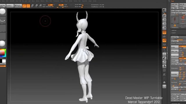 Dead Master WIP ZBrush Turntable смотреть онлайн