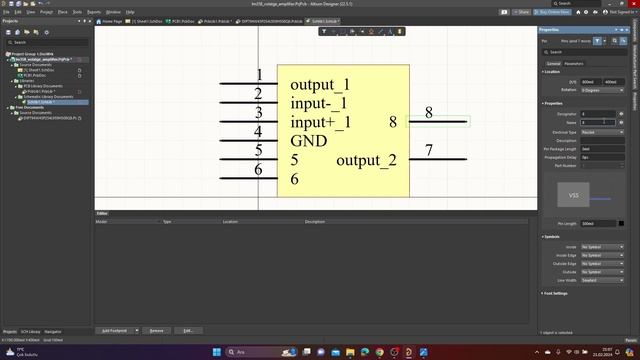 Altium Designer ile LM358 Yükseltici Devre Tasarımı (1. Kısım) смотреть онлайн