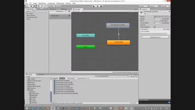 VIEN Unity Demo 5: Animation смотреть онлайн