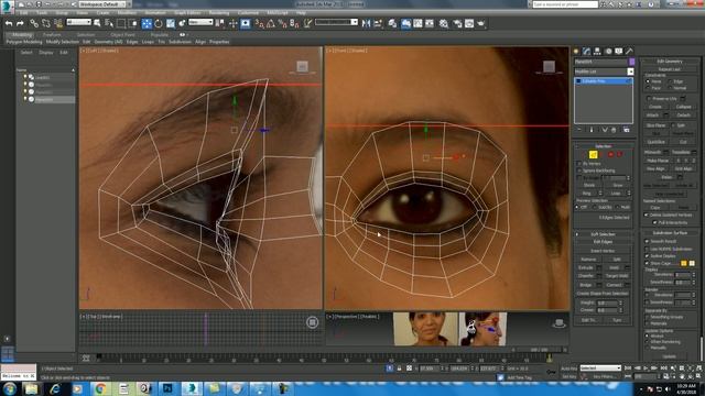 face modeling in 3ds max смотреть онлайн