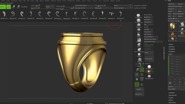 Zbrush Tool Ring builder 3 features смотреть онлайн