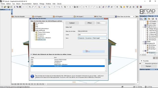 Métré et devis d’une maison sur ArchiCAD смотреть онлайн