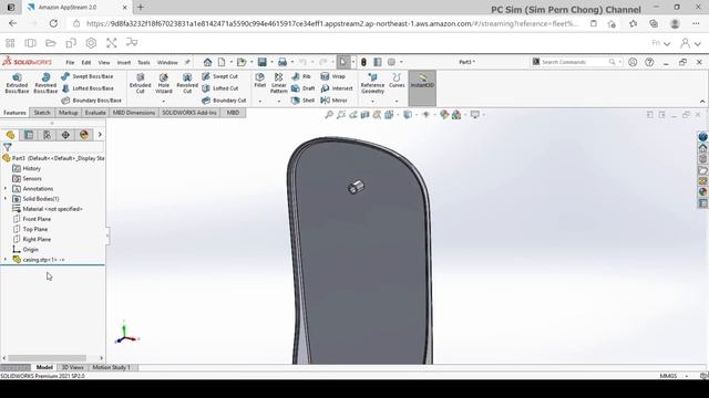 Rhino Solidworks Tutorial: Feature Recognition Of Rhino Model Details In Solidworks Part