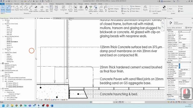 DETAIL SECTIONS & DETAIL CALLOUTS IN REVIT STEP 4: смотреть онлайн