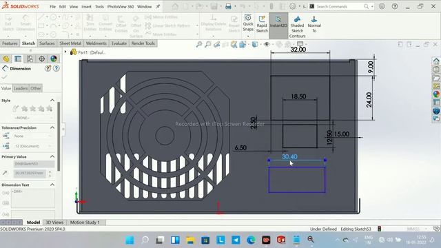 SMPS ( Bottom Cover ) | Sheet Metal Drawing In Solidwork | Milter Flange | Vent | Assembly | .sldft смотреть онлайн