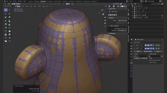 3D Stylized Character Head Creation Process | Blender 2.8 смотреть онлайн