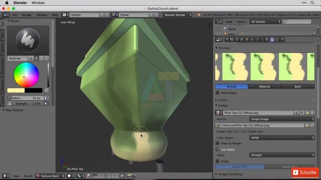 blender diffuse map Blender Tutorials смотреть онлайн