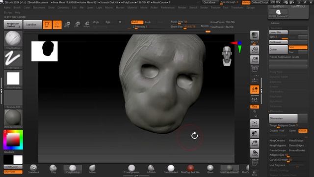zbrush 2024 brushes tutorial | class 4 смотреть онлайн
