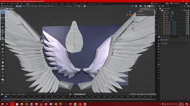 Angel Wings In Blender смотреть онлайн