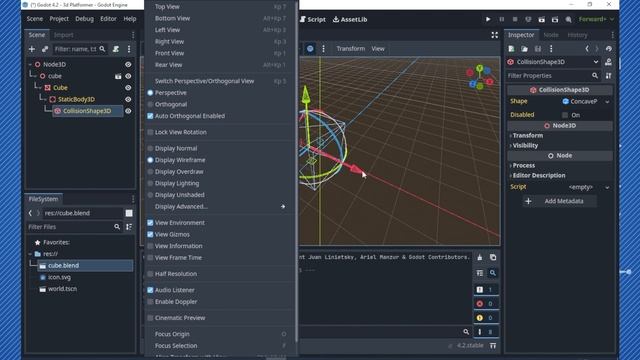 Importando arquivos do BLENDER na GODOT 4.2 - Configuração e Como usar смотреть онлайн