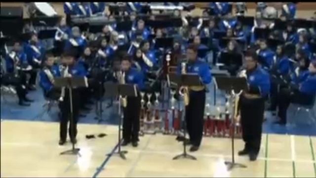 Mira Mesa Sapphire Sound 2009 Sax. Quartet .wmv