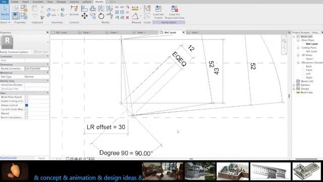 Live stream 31 | parametric furniture parts drawing | 3ds AutoCAD & Revit .. 5 смотреть онлайн