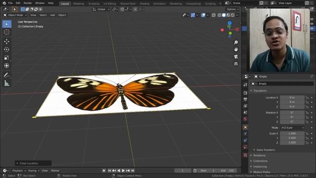 Blender absolute beginner tutorial Origin and vert mirrored смотреть онлайн