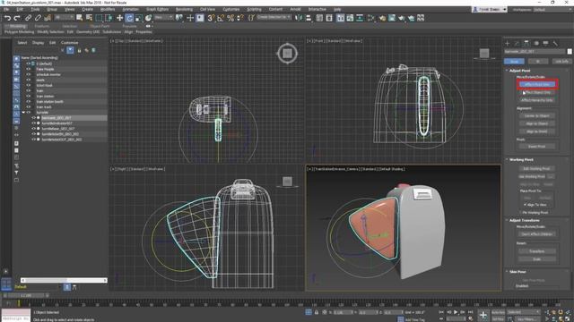 3ds Max Getting Started - Lesson 07 - Pivot Points смотреть онлайн