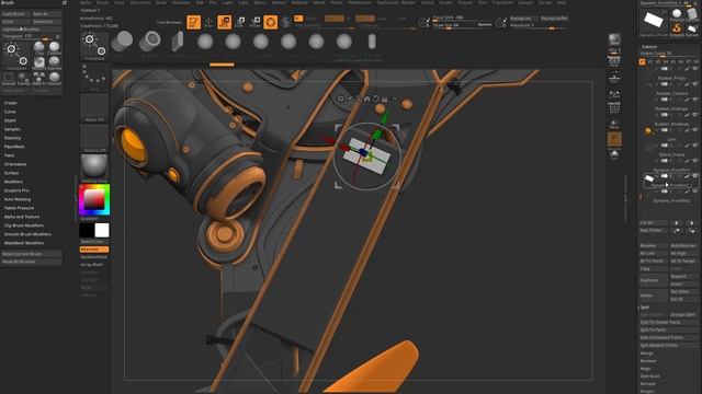 ZBrush 2022 - Stager Geometry Interpolate! Use stager to duplicate AND adjust over time! смотреть онлайн