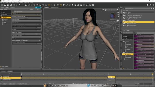 [DAZ][DFORCE] Smoothing Clothes - Tutorial смотреть онлайн
