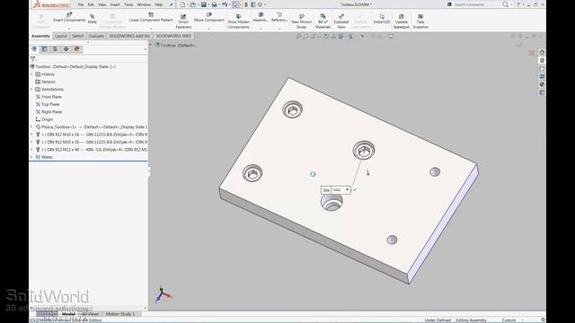 SolidWorks ToolBox - slovenski video смотреть онлайн
