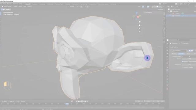 Blender Remesh Modifier смотреть онлайн