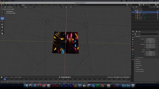 How to Create Silky Iridescent Cloth Graphics Using Blender Eevee смотреть онлайн