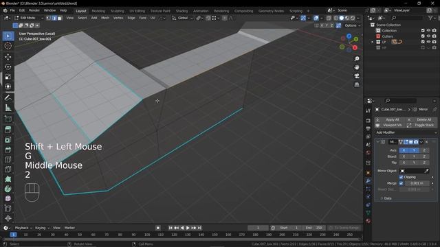 Game ready 3D модель в Blender урок 7 смотреть онлайн