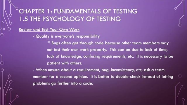 Chapter 1 Section 5 - IT 1200 Introduction to Software Quality Assurance смотреть онлайн