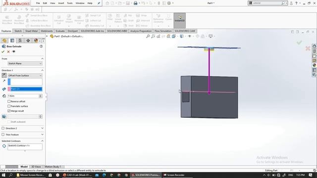 Introduction to SolidWorks | Extruded Boss/Base | Rendering | Week # 01-02 смотреть онлайн