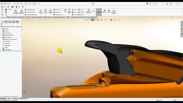 Modeling A Jetski With Solidworks Power Surfacing